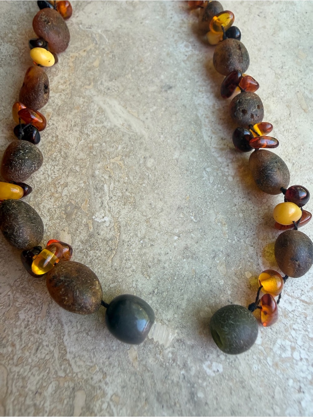 Amber Bead Necklace - Picture 5 of 6